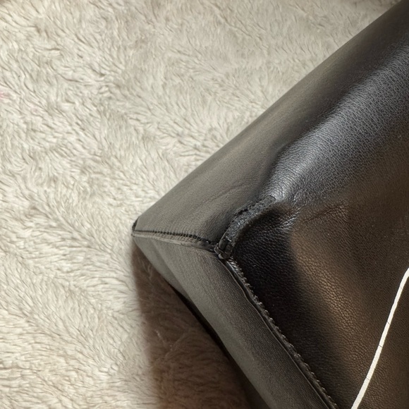 Karl Lagerfeld Black and White Signature Tote - Picture 5 of 8